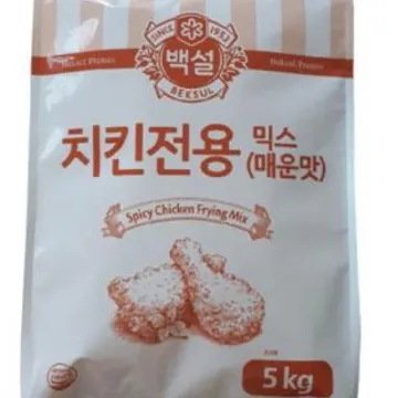 백설 매운맛 치킨파우더 5kg 치킨 전용믹스 가루