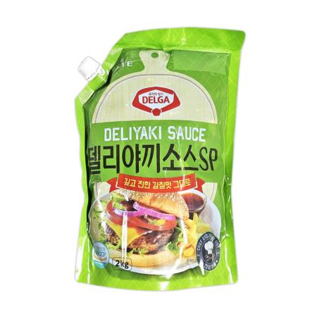 롯데 데리야끼소스 2kg 스파우트 팩