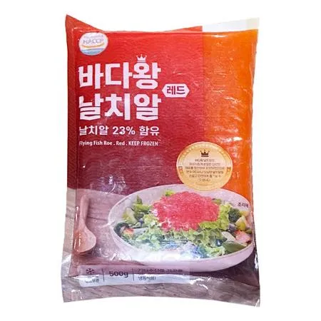 바다왕 날치알 레드 500g