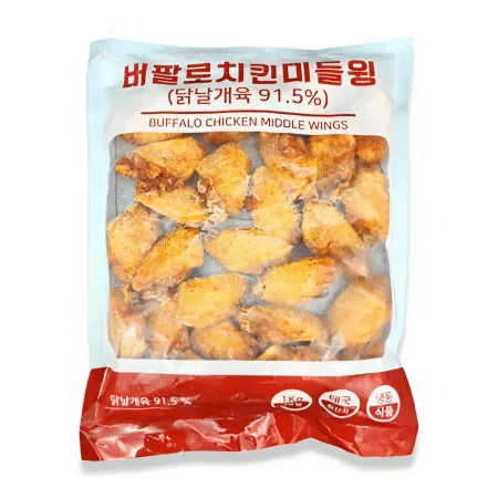 [교차출고] 새봄 버팔로윙 1kg 치킨 윙 냉동