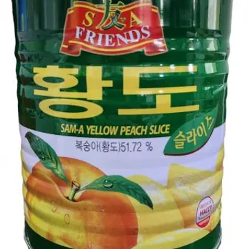 삼아 황도 3kg 슬라이스 통조림