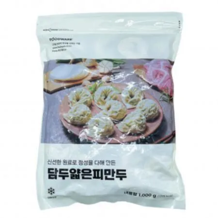 담두 얇은피 만두 1kg 냉동 고기만두