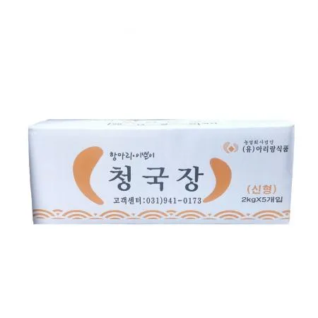 아리랑 대용량 항아리표 청국장 (2kg X 5개 ) 식당용 업소용 이미지