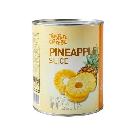 재스퍼앤캐롯 파인애플 슬라이스 3kg 통조림 대용량 이미지
