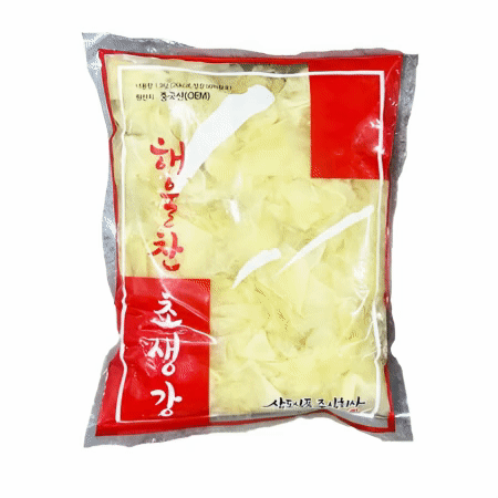 [교차출고] 백초생강 1.3kg 초생강 초밥 스시 덮밥