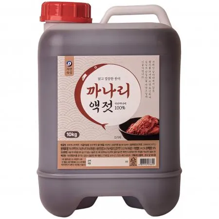 맑고 깔끔한 풍미 까나리액젓 (업소용)(3년산)