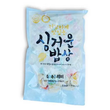 동성 삼색 수제비 1kg 1개