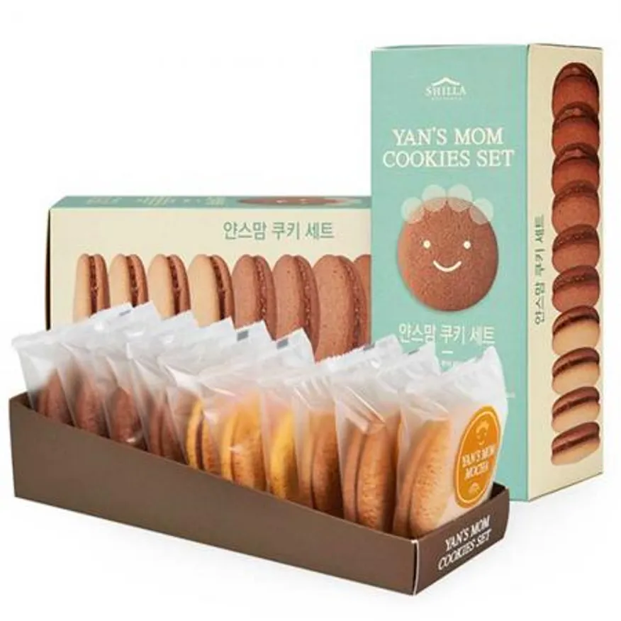 신라명과 얀스맘 쿠키세트 650g 65gx10개 이미지