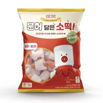 아이들간식 우리쌀로 만든 문어닮은 소떡 1kg