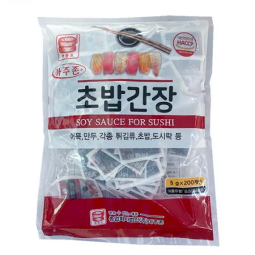 아주존 1회용 초밥간장 5g x 200개입 이미지