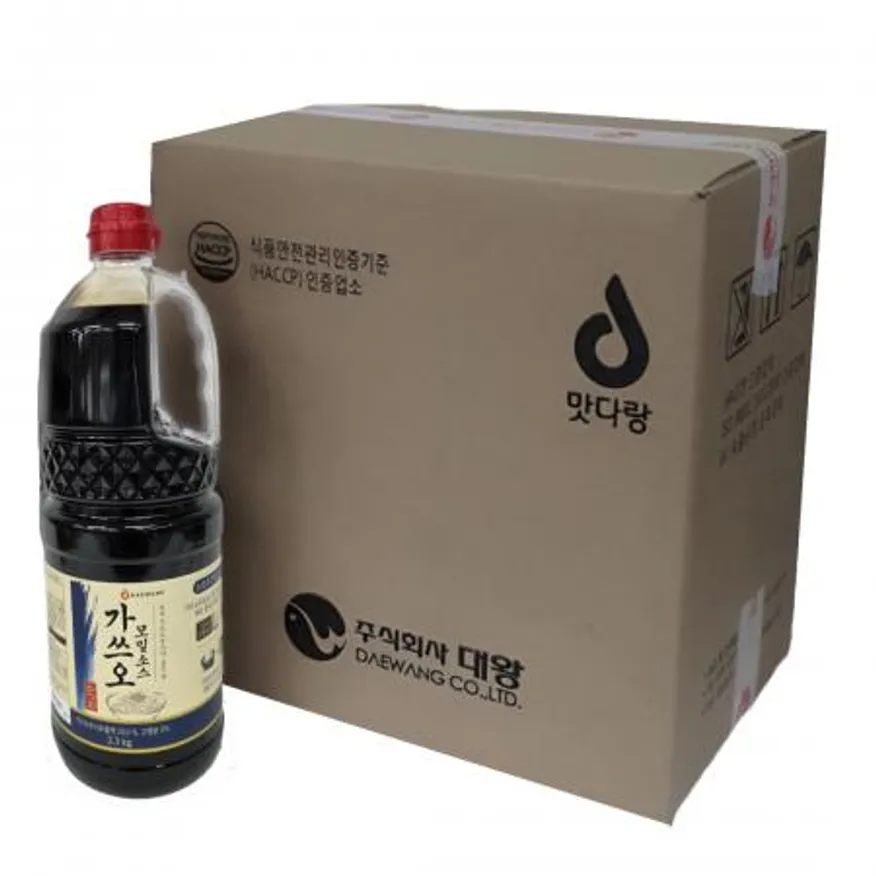대왕 가쓰오모밀소스 2.3kg 대왕 맛다랑 1박스 이미지