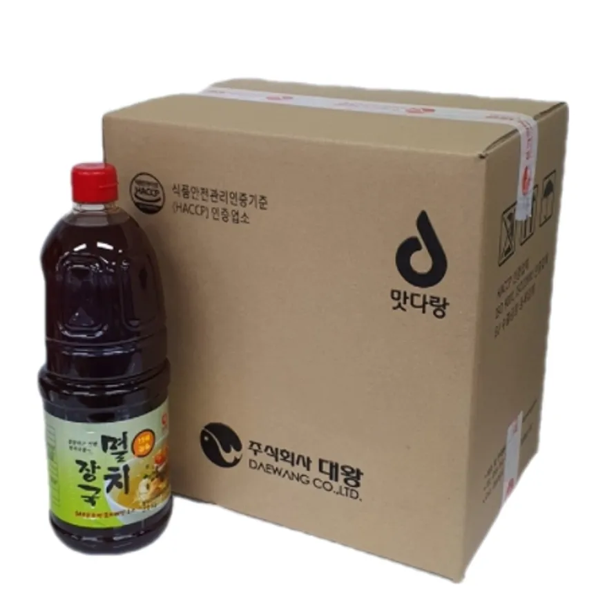 대왕 맛다랑 멸치장국 1.8L 1박스 이미지