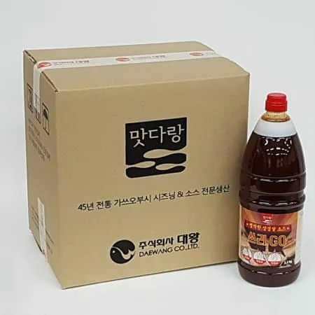 맵싹한 삼겹살소스, 쓰리GO 2.2kg 맛다랑 1박스