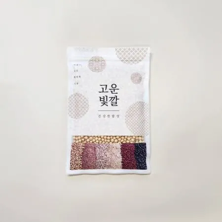고운빛깔 지퍼봉투(팻트) 쌀, 잡곡, 농산물, 식품포장팩 250X350mm