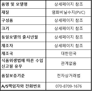 상품정보제공고시