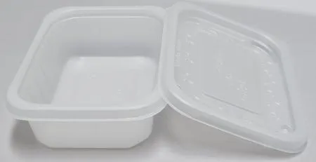 일회용 미니죽용기300ml / 100개세트(용기+뚜껑) 이미지