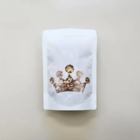 크라운지퍼스탠드(화이트)  건어물, 쌀, 잡곡, 견과, 식품포장팩 150X220mm