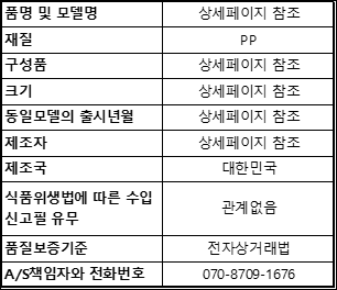 상품정보제공고시