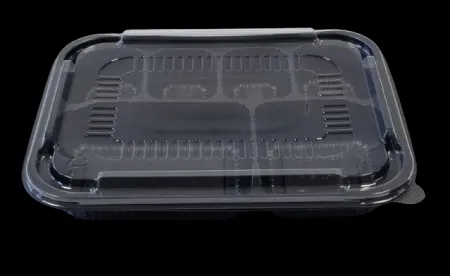 6칸 도시락용기 세트 / 배달도시락 / 도시락포장용기 / 도시락용기 / 6칸 용기 이미지