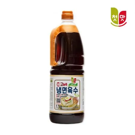 첫맛 8배 고농축 냉면육수 2.1kg 8개입 1박스