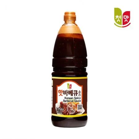 첫맛 핫바베큐소스 2.05kg 8개입 1박스