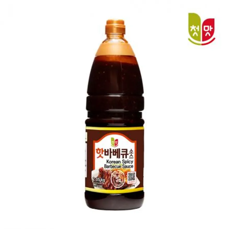 첫맛 핫바베큐소스 2.05kg 8개입 1박스 이미지