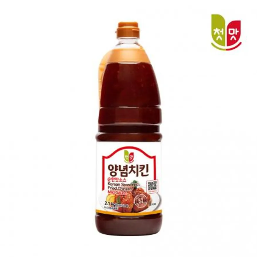 첫맛 양념치킨소스 순한맛 2.1kg 8개입 1박스 이미지