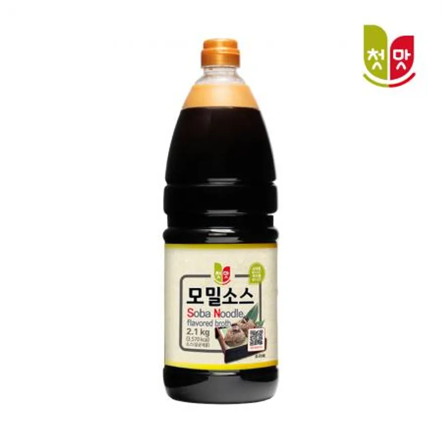 첫맛 모밀소스 2.1kg 8개입 1박스 이미지