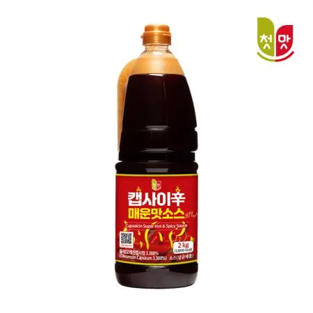 첫맛 캡사이신 소스 2kg 8개 1박스