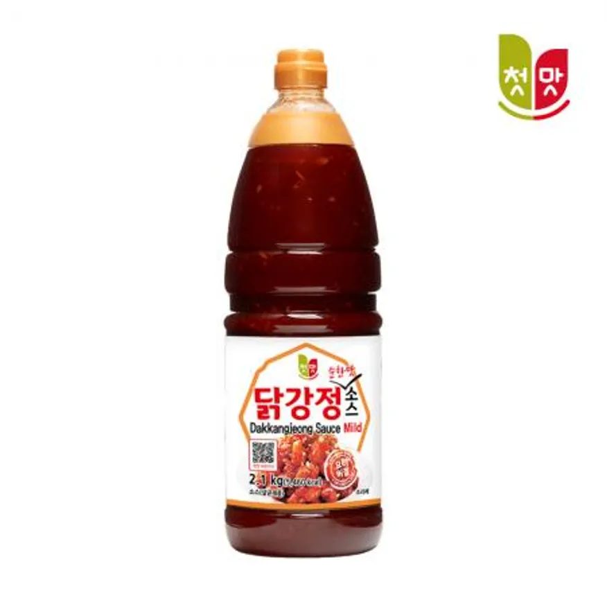 첫맛 닭강정순한맛소스 2.1kg 8개입 1박스 이미지