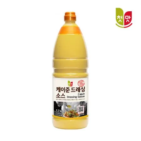 첫맛 케이준드레싱소스 1.7kg (페트) 8개입 1박스