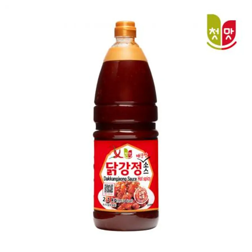 첫맛 닭강정매운맛소스 2.1kg 8개입 1박스 이미지