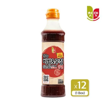 첫맛 만능비빔무침양념 550g 12개입 1박스