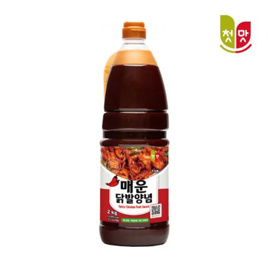 첫맛 매운닭발양념 2kg 8개입 1박스 이미지