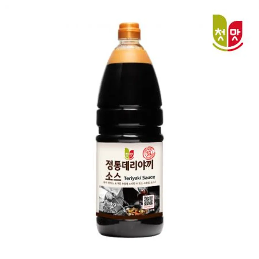 첫맛 정통데리야끼양념 1.9kg (페트) 8개입 1박스 이미지