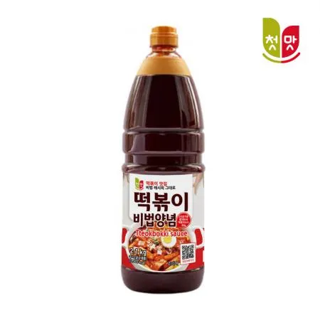 첫맛 떡볶이비법양념 2.1kg (페트) 8개입 1박스