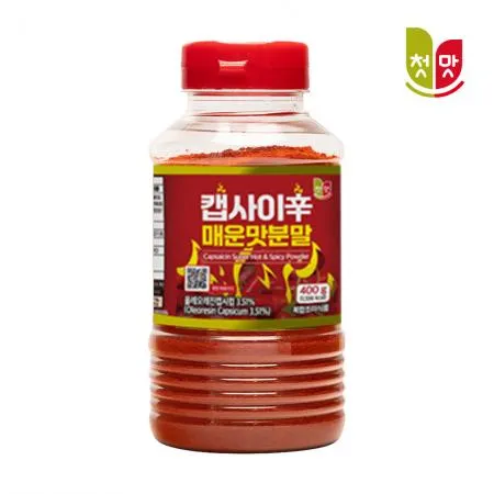 첫맛 캡사이신 분말 400g 12개입 1박스