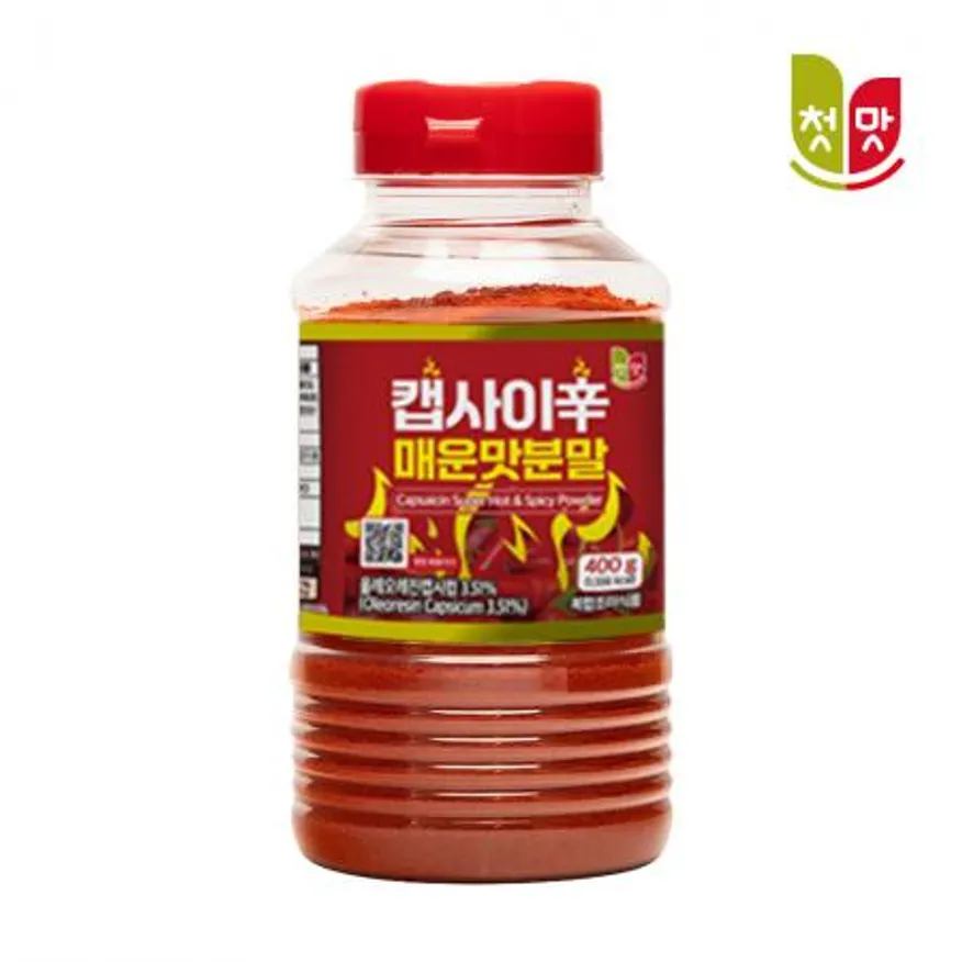 첫맛 캡사이신 분말 400g 12개입 1박스 이미지
