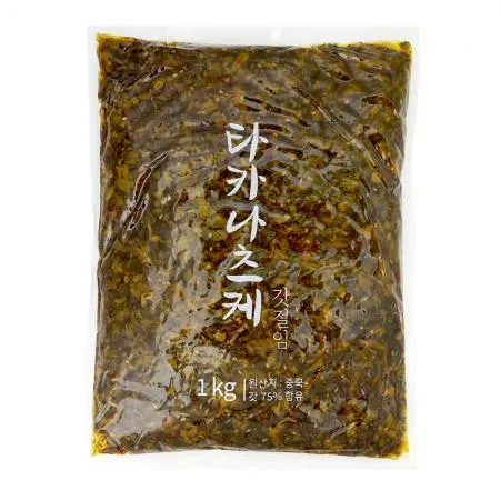 타카나츠케 갓절임 1kg 1박스