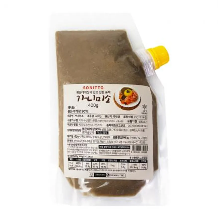 소니또 가니미소 400g 1팩 붉은대게장 국내산 이미지
