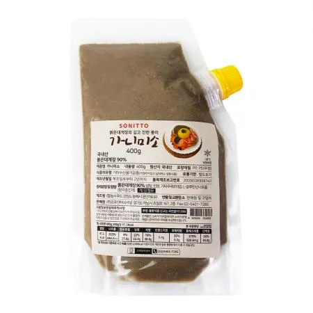 소니또 가니미소 400g 1팩 붉은대게장 국내산 이미지