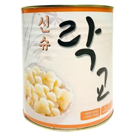 코우 신슈 락교(캔 원터치) 3kg 6개 1박스 업소용 대용량