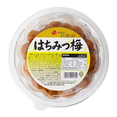 꿀 우메보시 270gX1개 꿀우메보시 매실절임 매실장아찌