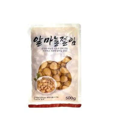 알마늘 절임 500g 1개 마늘장아찌 반찬절임