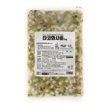 타코와사비 1kgX10개 1박스 활쭈꾸미 이자카야 안주 군함말이 유부 초밥토핑