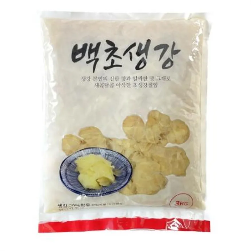 신슈 초생강(백) 3kg 5개 1박스 업소용 이미지