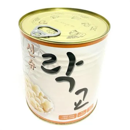코우 신슈 락교(캔 원터치) 3kg 6개 1박스 업소용 대용량 이미지