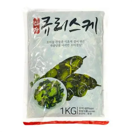 신슈 큐리스케 아오갓빠스케1kg 오이절임 반찬절임