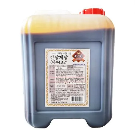 소스왕 간장게장(새우)용 소스 10kg