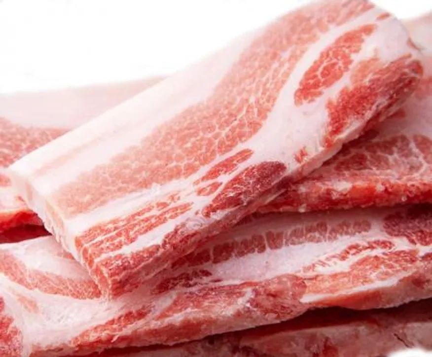 삼겹살 칠레산 (1.5cm세절) 3kg 내외 냉동 이미지